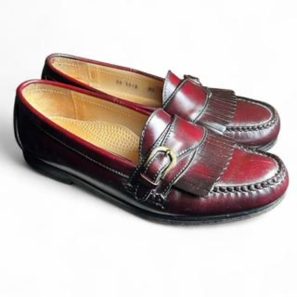 Cole Haan Men's 8.5 D Cordovan Burgundy Loafer Slip-On Dress Shoes - Picture 1 of 8
